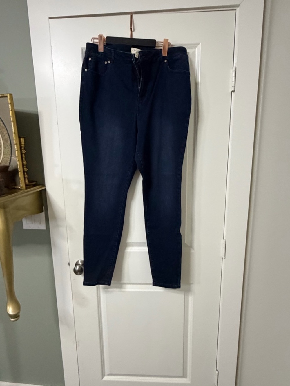 Eloquii Dark Indigo Skinny Jeans